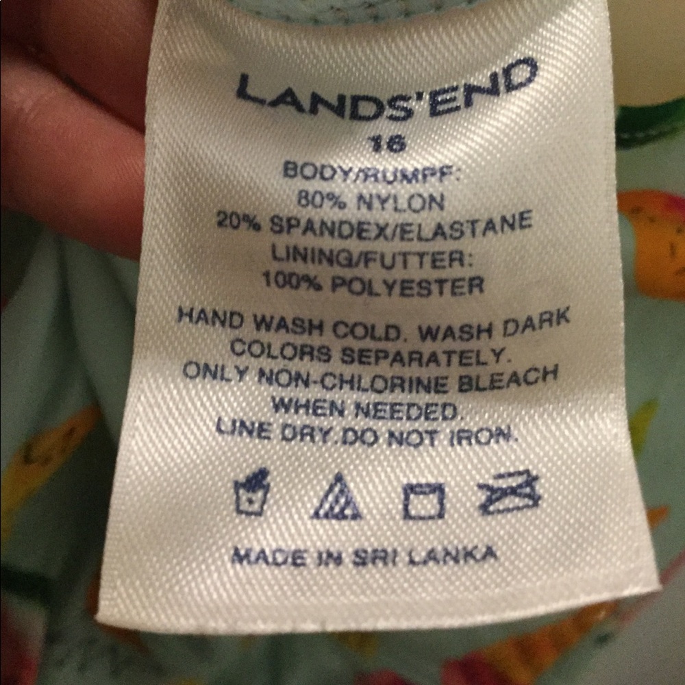 Lands End girls swimsuit - Picture 4 of 5